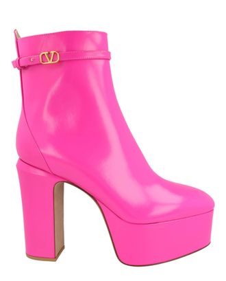 Valentino Tan-Go Platform Leather Boots
