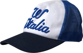 Dolce & Gabbana Italia Mesh Baseball Pet - Heren - Petten - Veelkleurig - ONE Size - Polyester - Accessoires