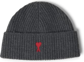 Ami Ami De Coeur grijze katoenen muts