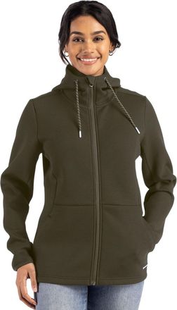 Cutter & Buck Roam Epic Comfort Recycled Womens Full Zip Hooded Jacket