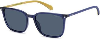 Polaroid PLD 4207/S/X Polarized PJP/C3 Mens Sunglasses Blue Size 55