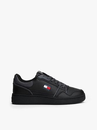 Tommy Hilfiger Retro Fine Cleat Basketball Trainers With Leather