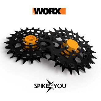 OEM Ruedas Para Cortac&eacute;spedes Worx Landroid S Y M, Acero Al Carbono De 3 Mm