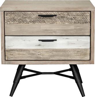Armen Living Bridges 2 Drawer Nightstand