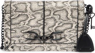 Steve Madden Echo Crossbody Bag in Black And White Snake Print at Nordstrom Rack