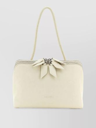 The Attico leather clutch bag