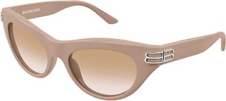 Balenciaga BB0466S 003 Womens Sunglasses Pink Size 55