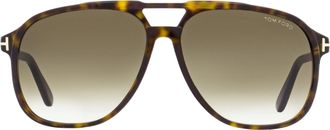 Tom Ford TF753 Navigator Sunglasses - Brown