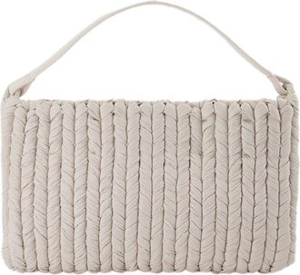 Nanushka The Square Bag in Whte Vegan Leather