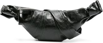 Christophe Lemaire small Croissant shoulder bag - women - Cotton/Acrylic/Cotton - One Size - Green