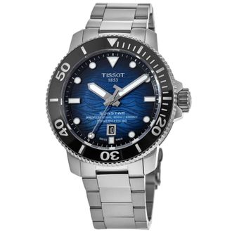Tissot Seastar 2000 Graded Blue-Black Dial Steel Band Mens Watch T120.607.11.041.01