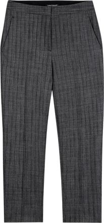 Luisa Cerano Cropped Broeken - Dames - Vrijetijds broeken - Grijs - L - Broeken