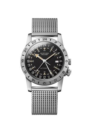 Glycine GL0464 Mens Airman Watch - Silver - One Size