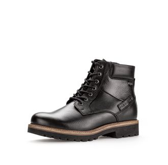 Gabor Men Boots, Men&acute;s Lace-up Boots,Gore-TEX,Certified Leather,Removable Footbed,Warm Lining,lace-up Boots,Half Boots,Black / 17,43 EU / 9 UK