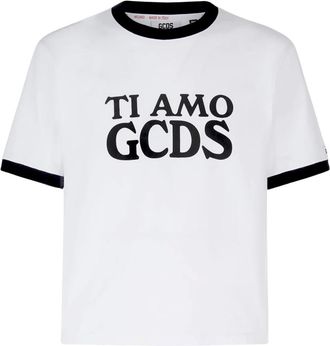 GCDS Mujer, Camisetas, Blanco, Talla: XS