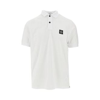Stone Island Stretch piquet polo shirt Man XXL