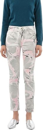 Stella McCartney Pink Slim Mid Rise Jeans