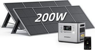 OEM Estaci&oacute;n El&eacute;ctrica Port&aacute;til - Aferiy - 2400w 2048wh - Bater&iacute;a Lifepo4 - Recarga 1,5 H Ac/solar - Ip65, 2x200w