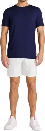 Redvanly Sussex Performance Tee In Midnight Navy