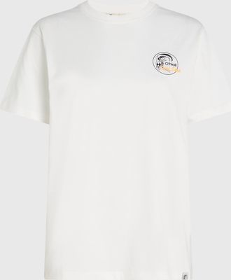 O'Neill T-Shirt ONEILL ORIGINALS VINTAGE GRAPHIC T-SHIRT, Damen, Gr. XL (42), wei&szlig;, neutral, Obermaterial: 100% Baumwolle, Shirts T-Shirt, lockerer Schnitt, &uuml;