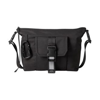 A.P.C. Besace Trek - male - A.P.C. - Cross Body Bags - Black - ONE SIZE - Bags