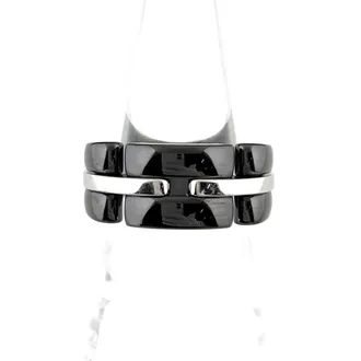 Chanel Ceramic Band Ring (Pre-Owned)