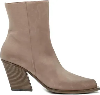 Vic Mati&eacute; Womens Western Ankle Boot In Dove Grey