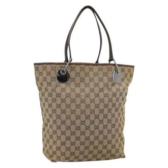 Gucci Pre-owned Vintage GG Canvas Tote Bag - Pre-owned - Mujer - Beige - ONE SIZE
