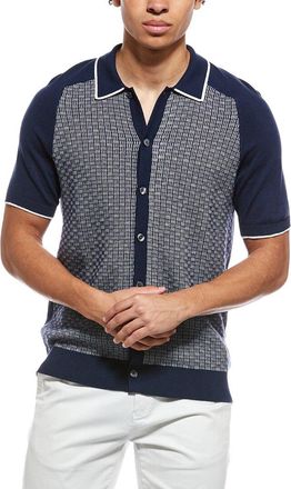 Brooks Brothers Vintage Silk-Blend Polo Cardigan