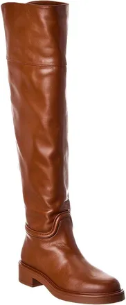 Stuart Weitzman Celia Leather Over-The-Knee Riding Boot