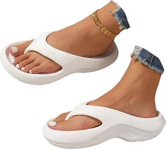 Generic Womens Orthopedic Flip Flops Plantar Fasciitis Walking Platform Recovery Sandals with Arch Support Open Toe Non-Slip Soft Slip-On Flip Flops Thick Cus