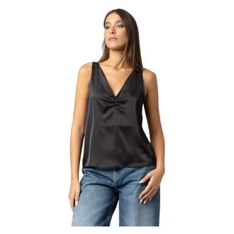 Kocca Tops, Dames, Zwart, L, Silky Soft Vest Top