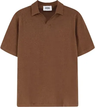 Alpha Studio Uomo, Top, Marrone, L, new