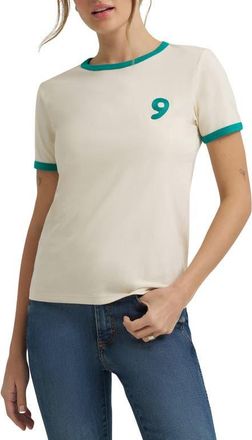 Wrangler x Lainey Wilson Ringer T-Shirt in White at Nordstrom, Size X-Small