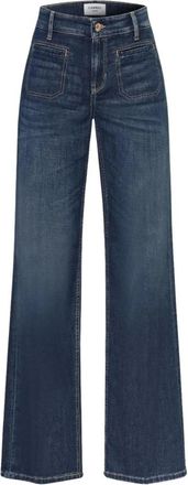 Cambio Pantal&oacute;n Cambio - Dames - Loose Fit Jeans - Blauw - XL - Katoen - Jeans