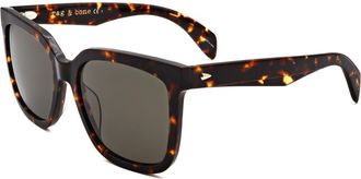 Rag & Bone RNB1018/S 006J 70 Gold Havana/Brown