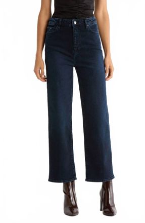 Frame Denim Wide High Waist Ankle Wide Leg Jeans In Untold