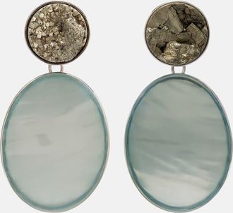 Alaia Embellished drop earrings