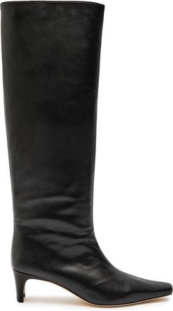 Staud Wally Leather Knee-high Boots - Black - 37 (IT37/ UK4)