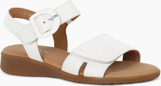 Gabor Womens Yang Womens Sandals - White Lea - Size: 7.5