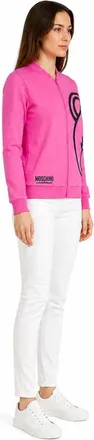 Moschino Logo-Embroidered Sweatshirt - Pink