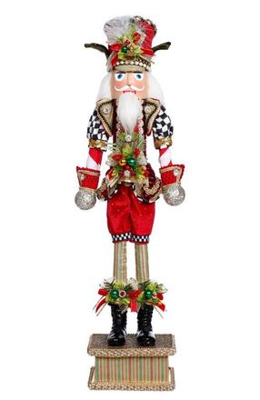 Mark Roberts North Pole Checkered Nutcracker, Small at Nordstrom