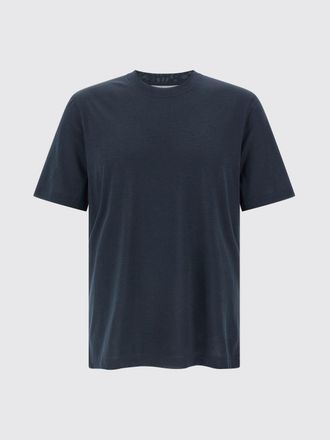 Brunello Cucinelli T-shirt basic Brunello Cucinelli in cotone e seta