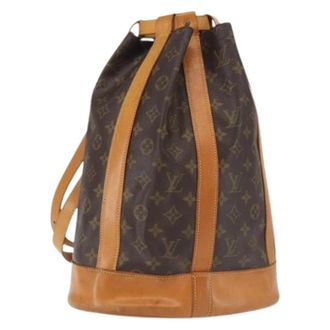 Louis Vuitton Pre-owned Backpacks, female, Brown, Size: ONE SIZE Pre-owned Vintage Canvas Backpack