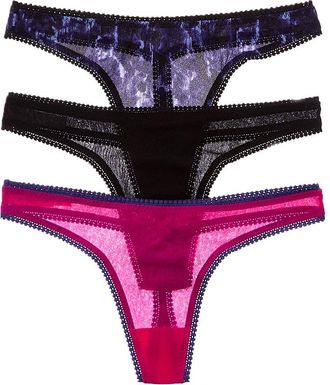 OnGossamer Ongossamer 3Pk Mesh Hip G Thong