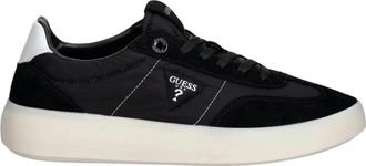 Guess Parlet Sneaker - Dames - Sneakers - Zwart - 37 EU - Leer - Schoenen