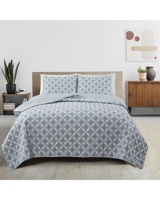 Patina Vie Maison Vintage Floral Printed Quilt Set