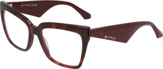Etro Cat Eye Brillen - unisex - Brillen - Bruin - 53 MM - Accessoires