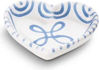Gmundner Keramik Gmundner Keramik - Gmundner Cer&aacute;mica Azul Flameado, Cuenco En Forma De Coraz&oacute;n (l10cm)