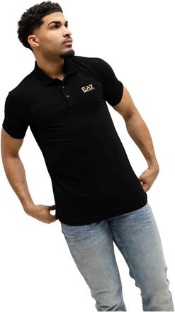 Emporio Armani 8Npf 14 Polo - Heren - Polos - Zwart - XS - Katoen - Tops